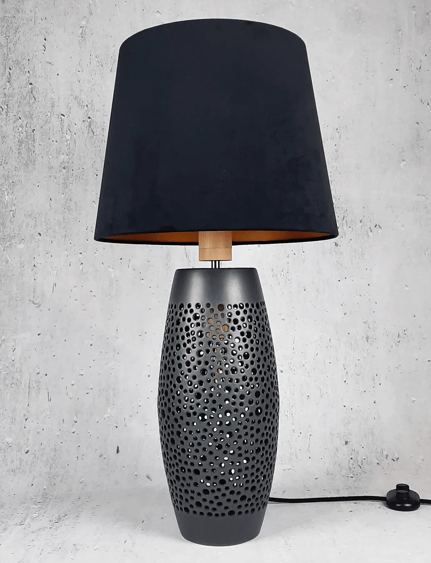 Lampa z abażurem - Coma Art - detale