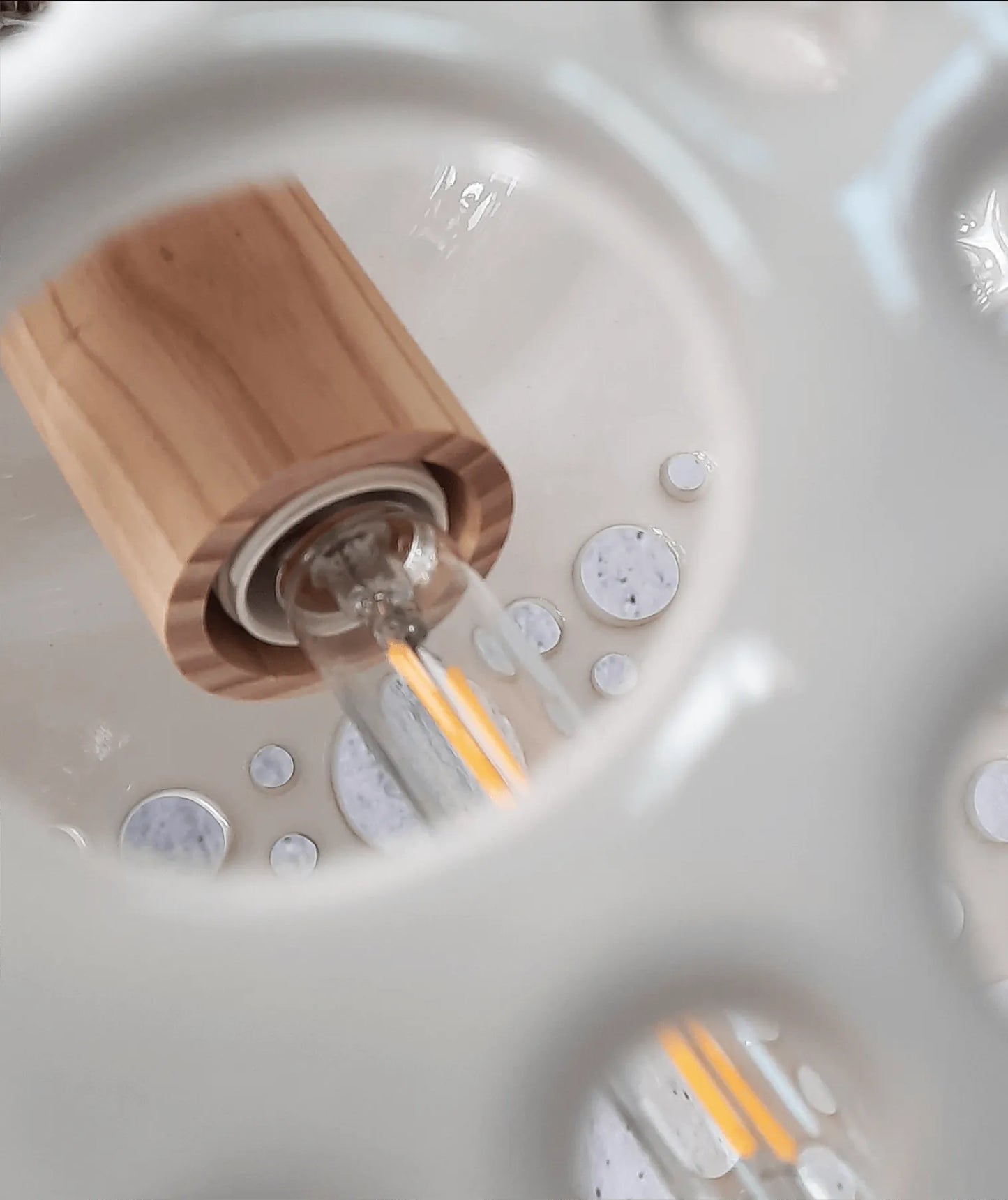 Lampa z abażurem - Galaxy Deco - detale