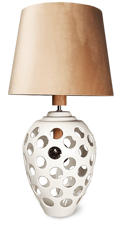 Lampa ceramiczna z abażurem - Galaxy Simple
