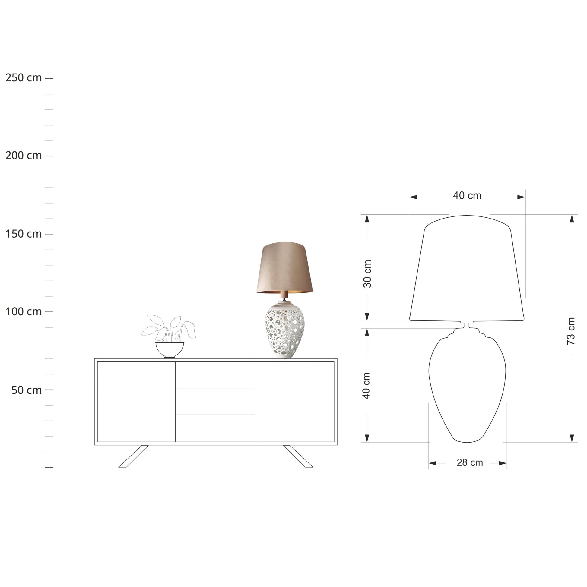 Lampa z abażurem - Galaxy Art - zdjęcie 9