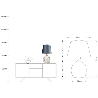 Lampa z abażurem - Orion Deco - zdjęcie 7