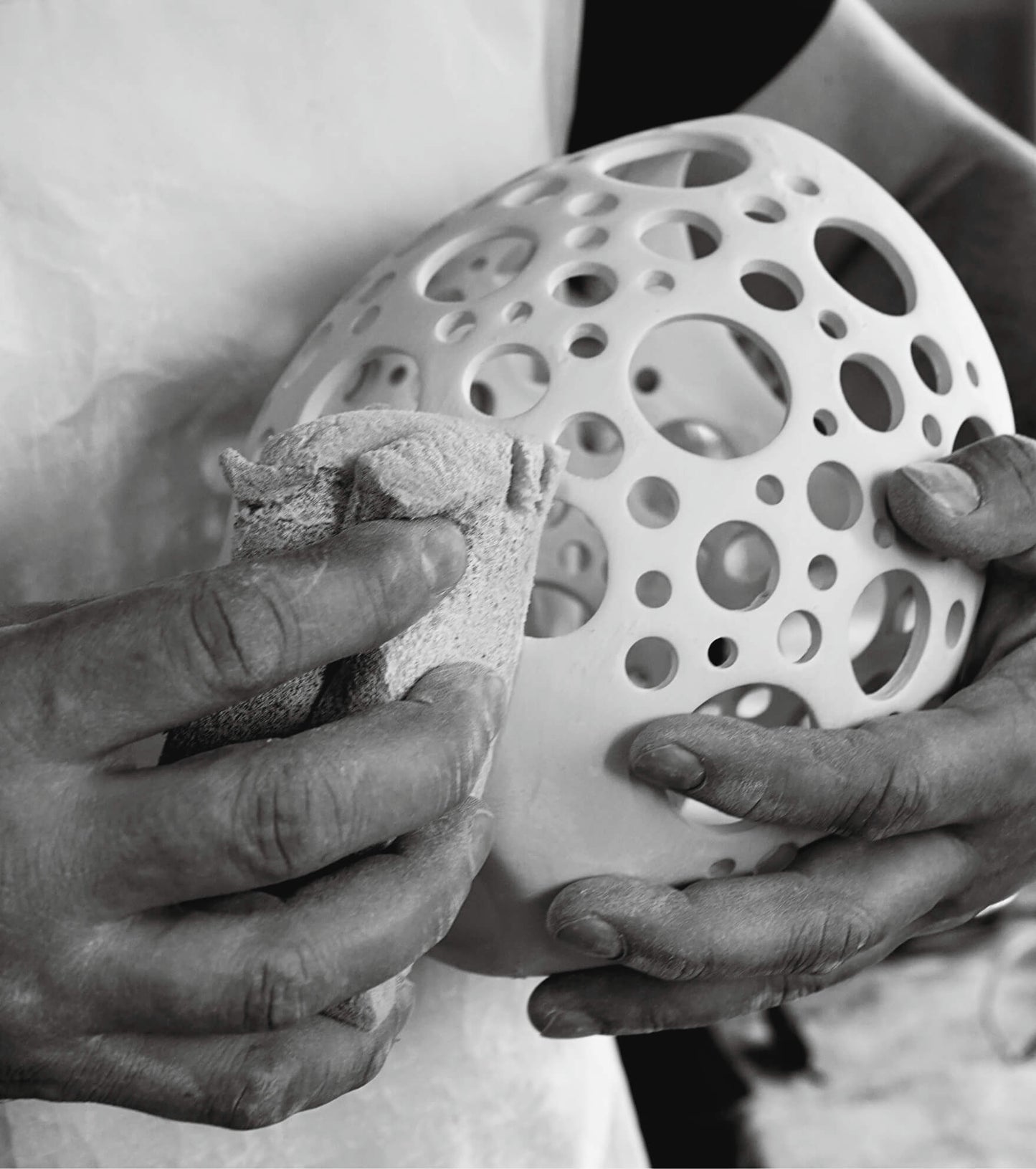 Lampion LAVA Cocount - średni - widok z boku