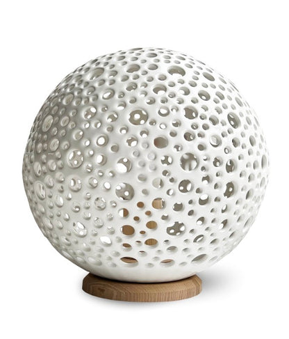 Lampion ceramiczny MOON Shadow z podstawą