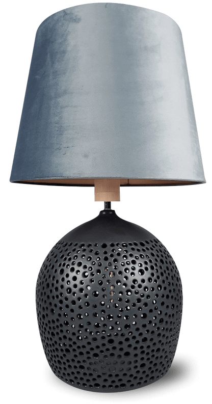 Lampa ceramiczna z abażurem - Orion Art