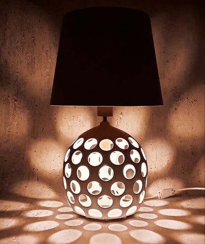 Lampa z abażurem - Orion Simple - w użyciu