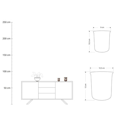 Lampion LAVA Classic - średni - w użyciu