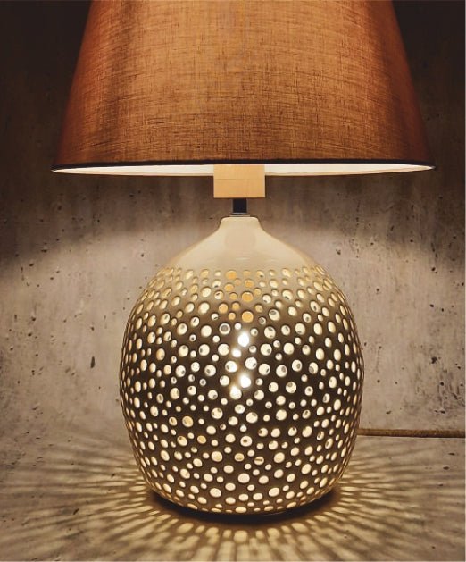 Lampa z abażurem - Luna - detale